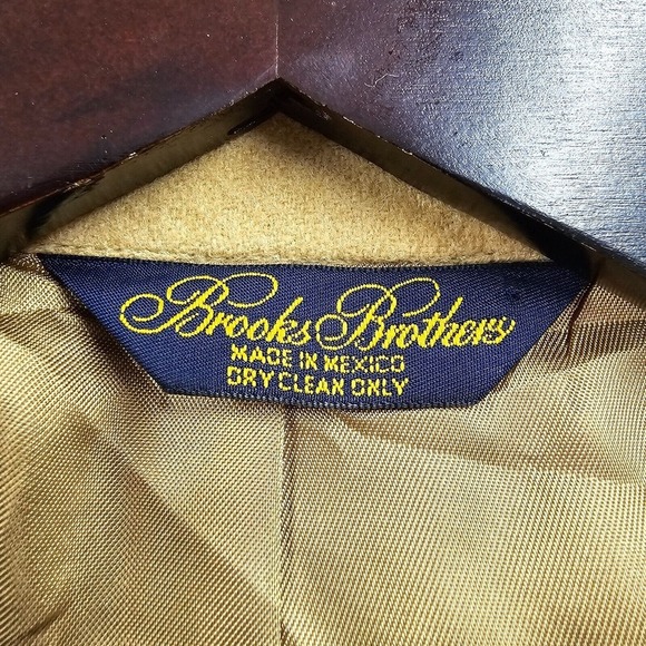 Brooks Brothers Men Camel Hair Blazer Size 43L Sport Coat Business Classic - Picture 5 of 15